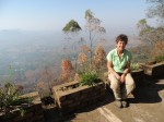 View from Zomba plateau and the Montfort cottage. Nina with my african haircut . Malawi