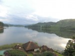 Lake Bunyoni in southern Rwanda. This is a crater Lake.