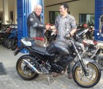 Marcel and Clive and Clive's new bike