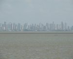 Belem's  sky line as we approached on the Cisne Branco